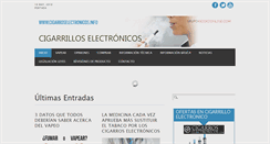 Desktop Screenshot of cigarroselectronicos.info