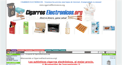 Desktop Screenshot of cigarroselectronicos.org